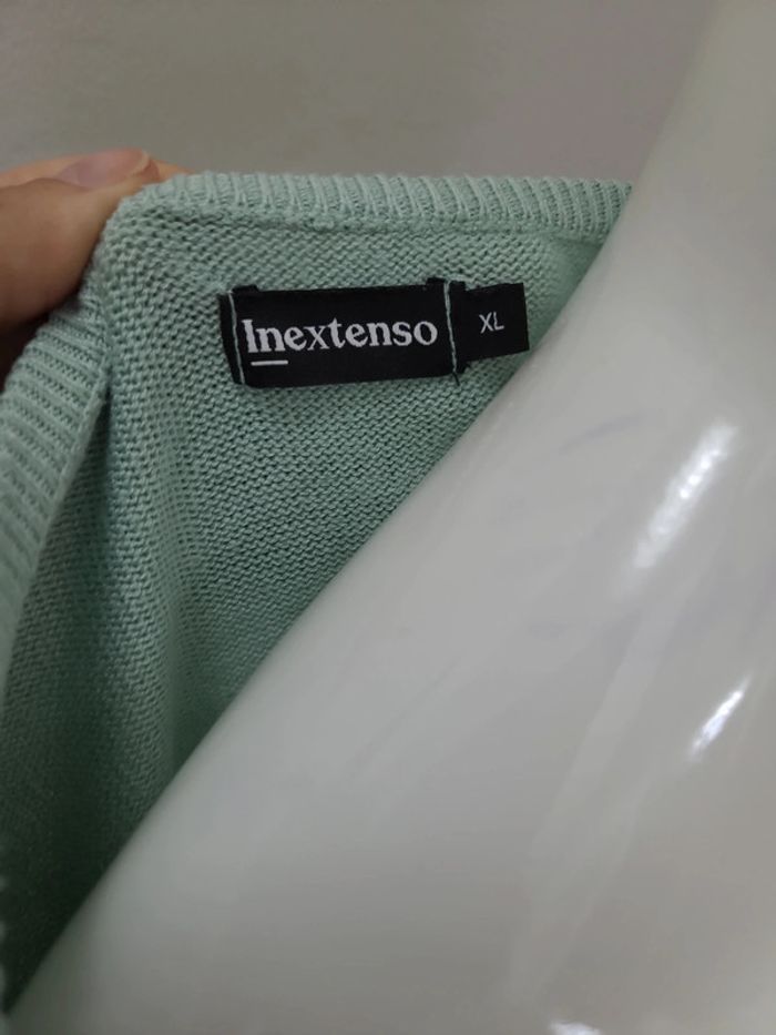Jolie pull fin vert clair taille XL - photo numéro 4
