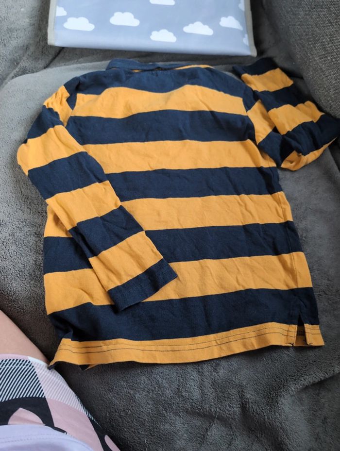 Polo/t shirt manche longue garçon 5/6 ans - photo numéro 3