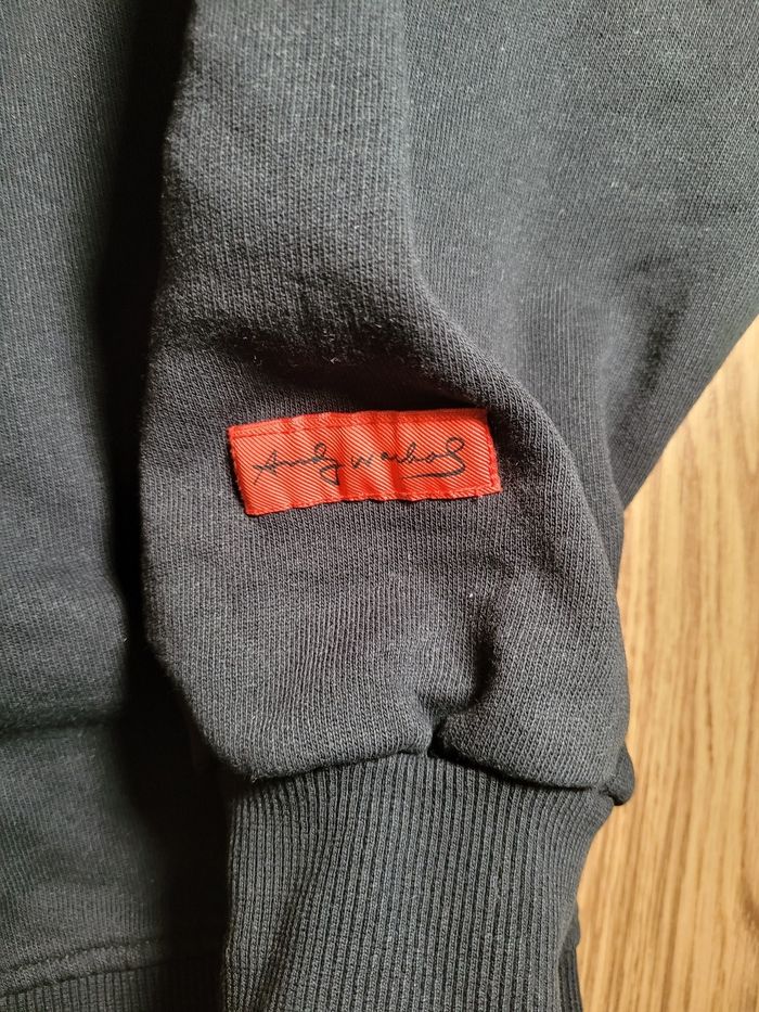 Sweat à Capuche Noir Andy Warhol Pull & Bear - photo numéro 4