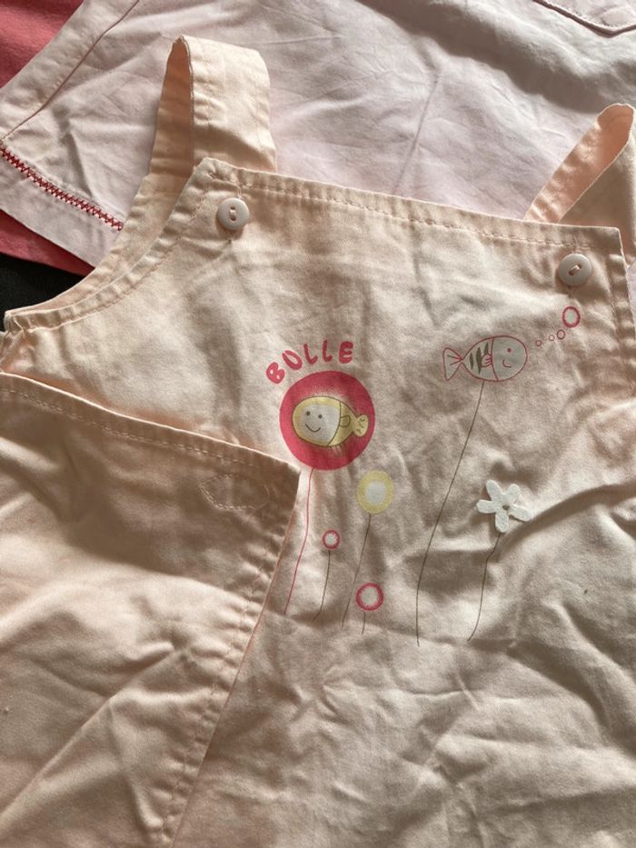 Lot ensemble robe vêtement bébé fille 3 mois été - photo numéro 2