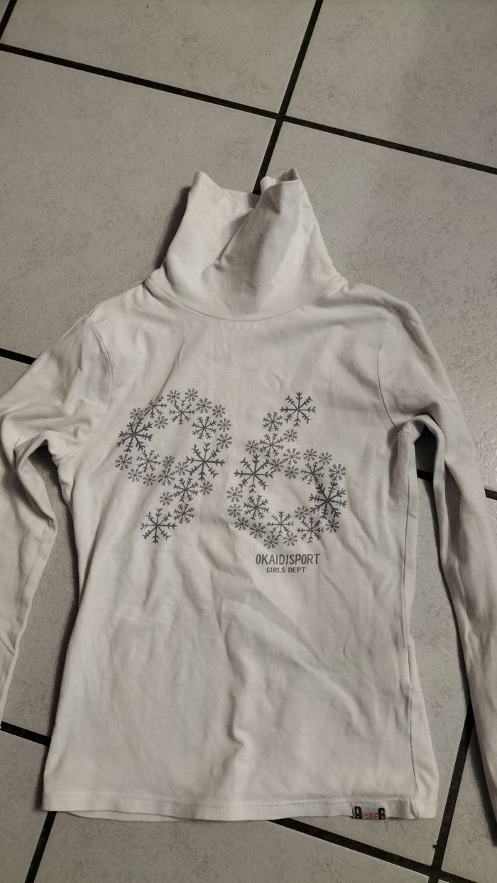 T shirt col roulé Okaïdi