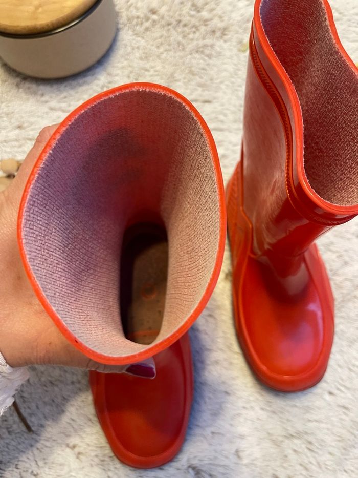 Botte de pluie en caoutchouc rouge - G&G - photo numéro 2