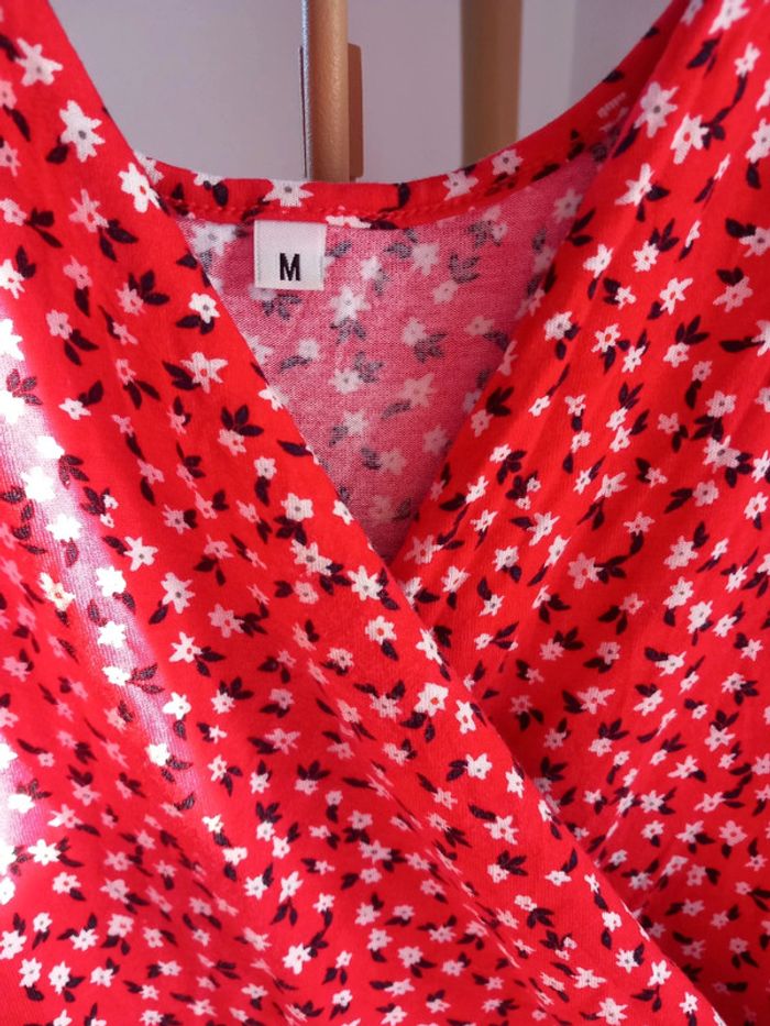 Robe longue motifs fleurie taille M - photo numéro 5