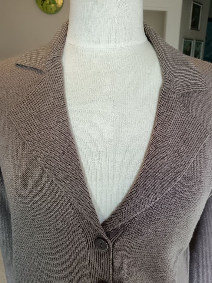Gilet beige marron clair 38/40 - photo numéro 7