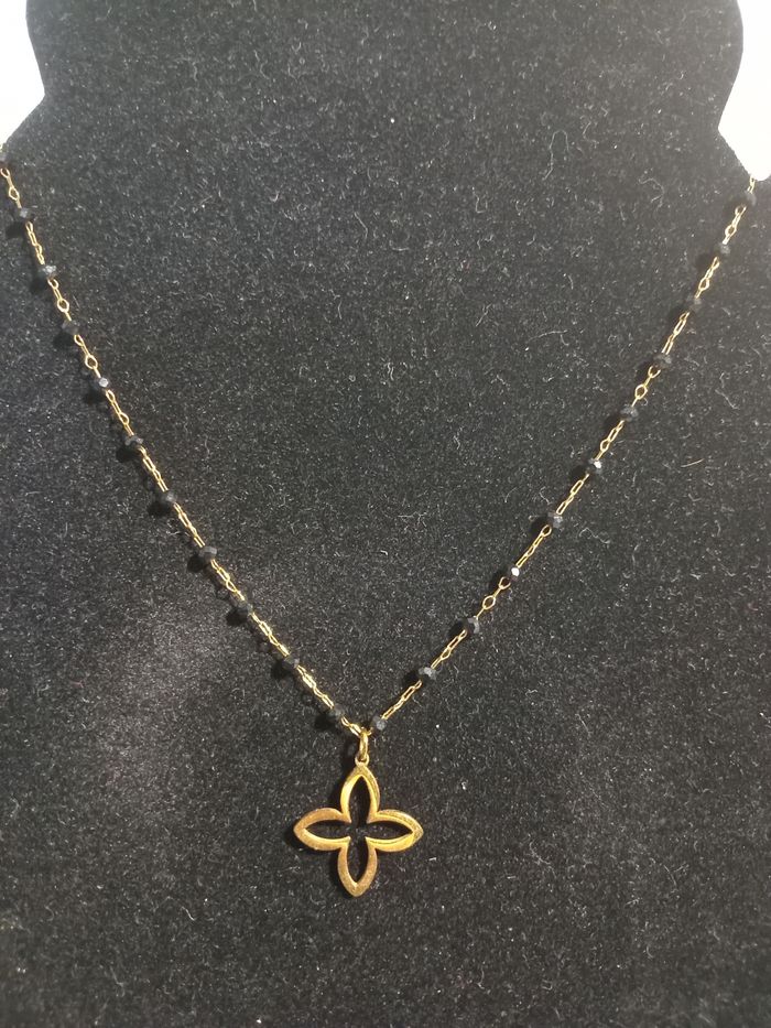 Collier inspi van cleef acier inoxydable neuf