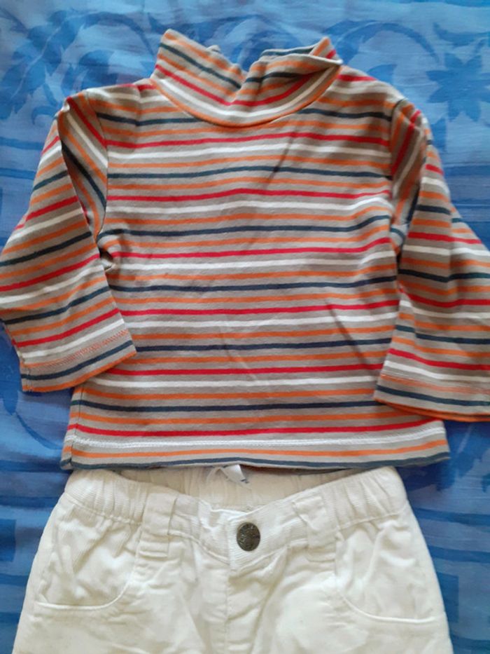 Ensemble pantalon velour et tee-shirt - photo numéro 2