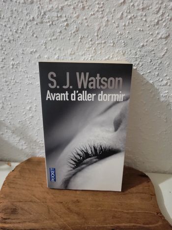 Livre roman "Avant d'aller dormir" de S.J.Watson
