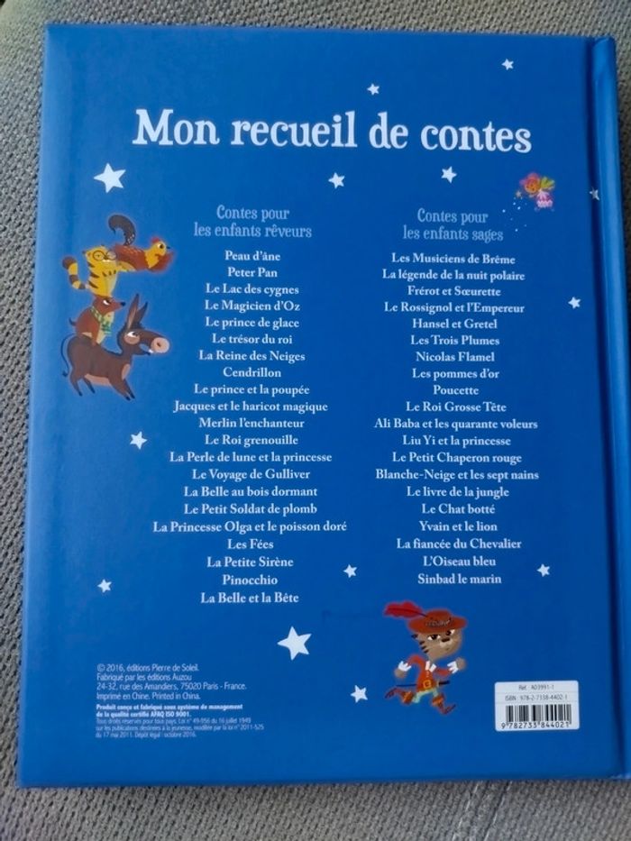 Livre mon recueil de contes - photo numéro 2