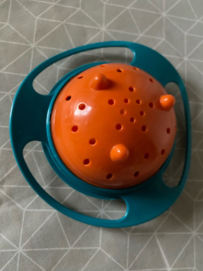 Bol gyroscopique avec Couvercle pour bébés et Enfants Anti-Renversement - photo numéro 2