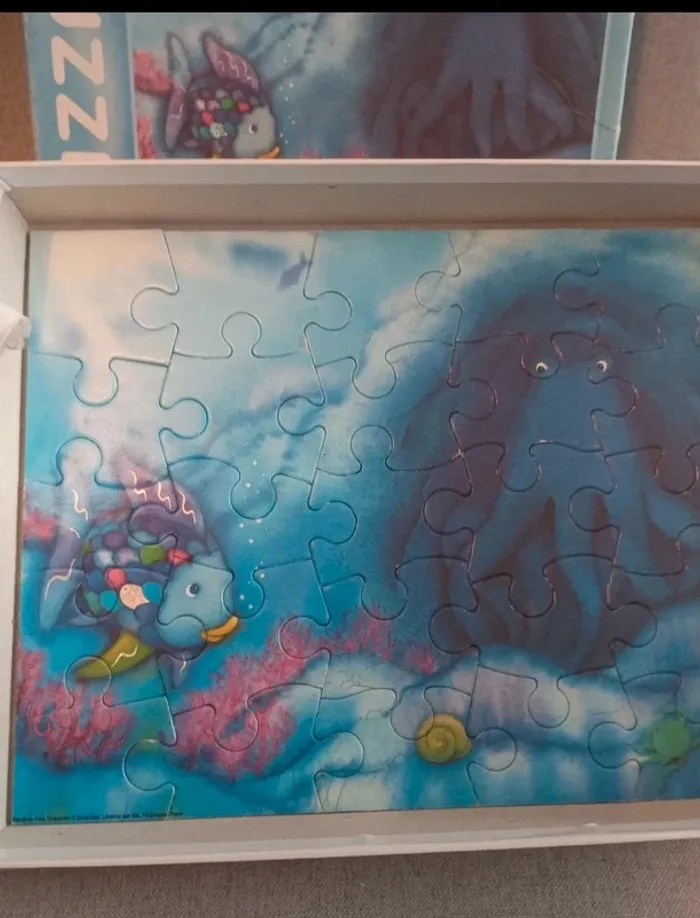 Puzzle 25 pièces de arc en ciel MB - photo numéro 2