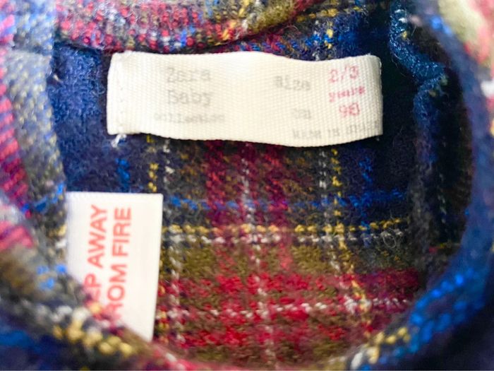 Robe écolière motif écossais 2-3 ans - photo numéro 2
