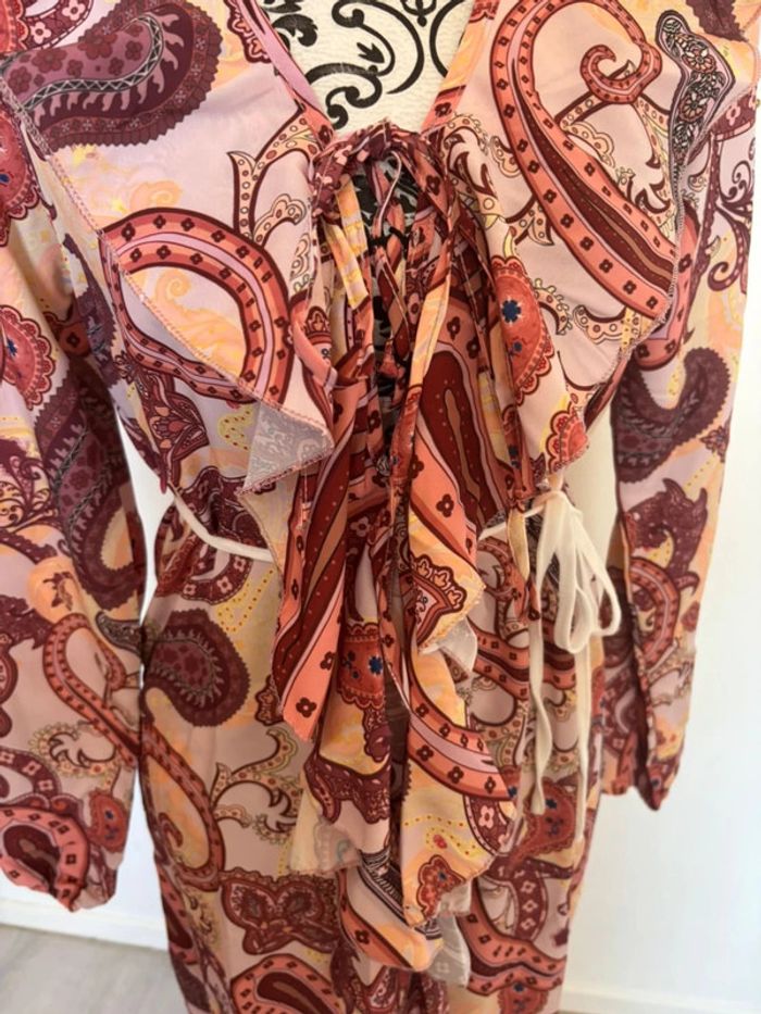 Robe d’été style bohème à manches longues - photo numéro 4