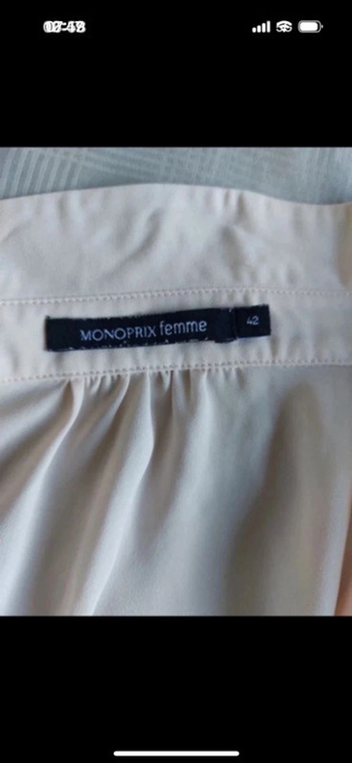 Blouse Monoprix taille 42 - photo numéro 3