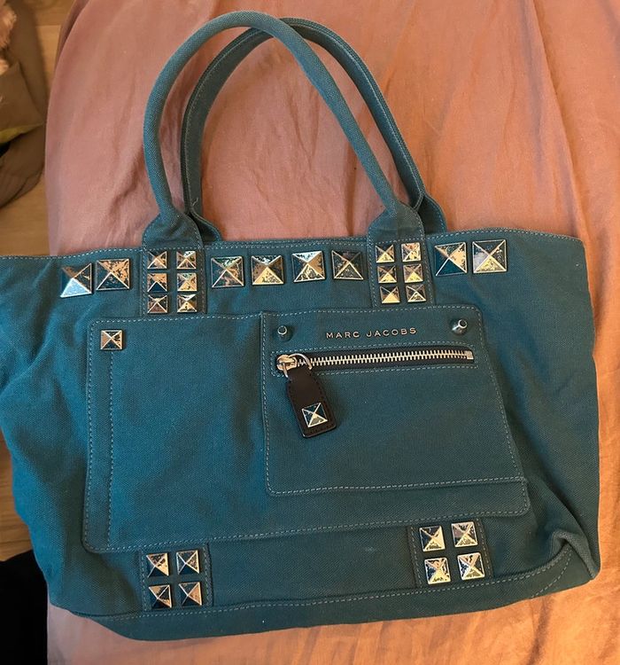 Sac bleu canard Marc by Marc Jacobs - photo numéro 2