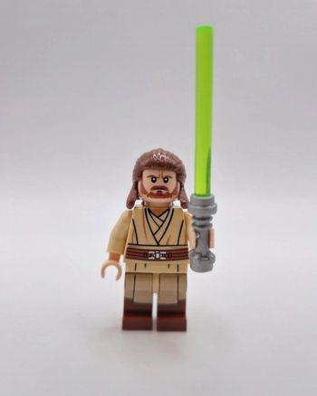 Figurine type lego Jedi Qui Gon Jinn star wars