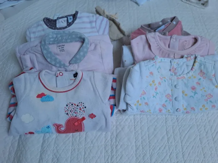 Lot 6 pyjama velours - 3 mois - photo numéro 2