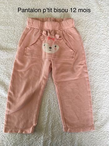 Pantalon les petits bisous 12 mois