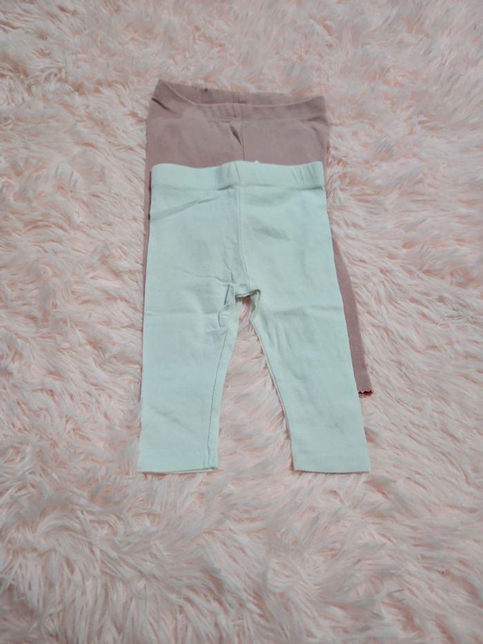 Lot 2 leggings bébé - photo numéro 2