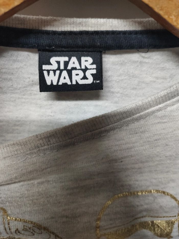 T-shirt enfant - Star Wars gris-doré - photo numéro 2