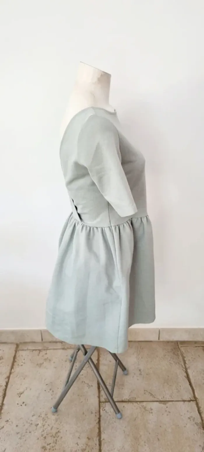 Robe courte zara bleu mint 40 - photo numéro 6
