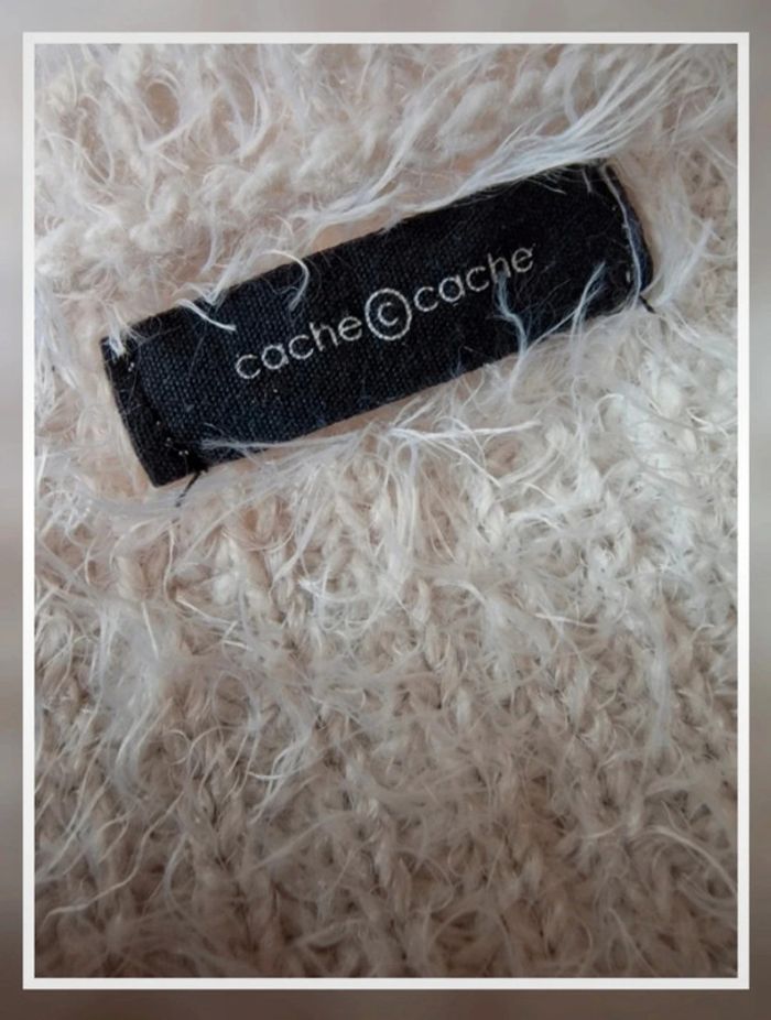 Pull chaud blanc - Taille 36 - Cache Cache - photo numéro 3