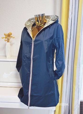 Veste long mi saison marine doré taille L 🌸