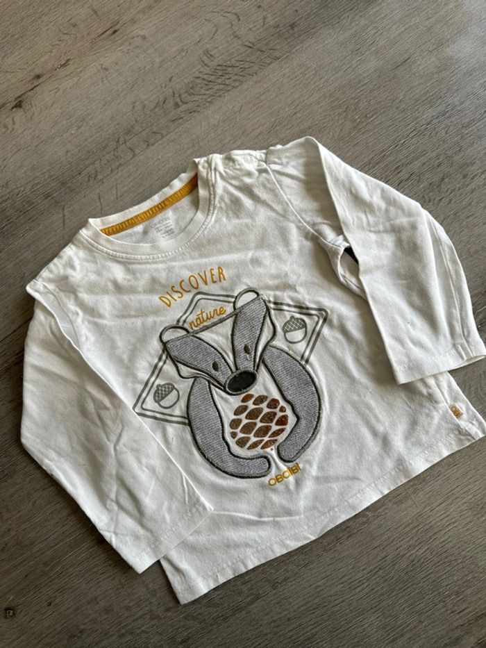 T shirt okaidi 23 mois