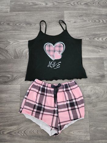 Pyjama été short débardeur