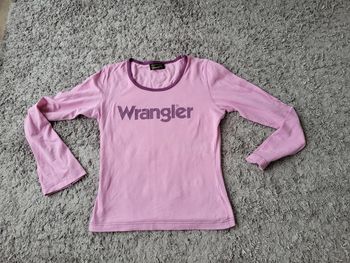 Tee shirt manche longue rose,violet taille L