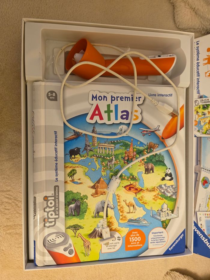 Coffret  tiptoi  atlas  complet - photo numéro 2
