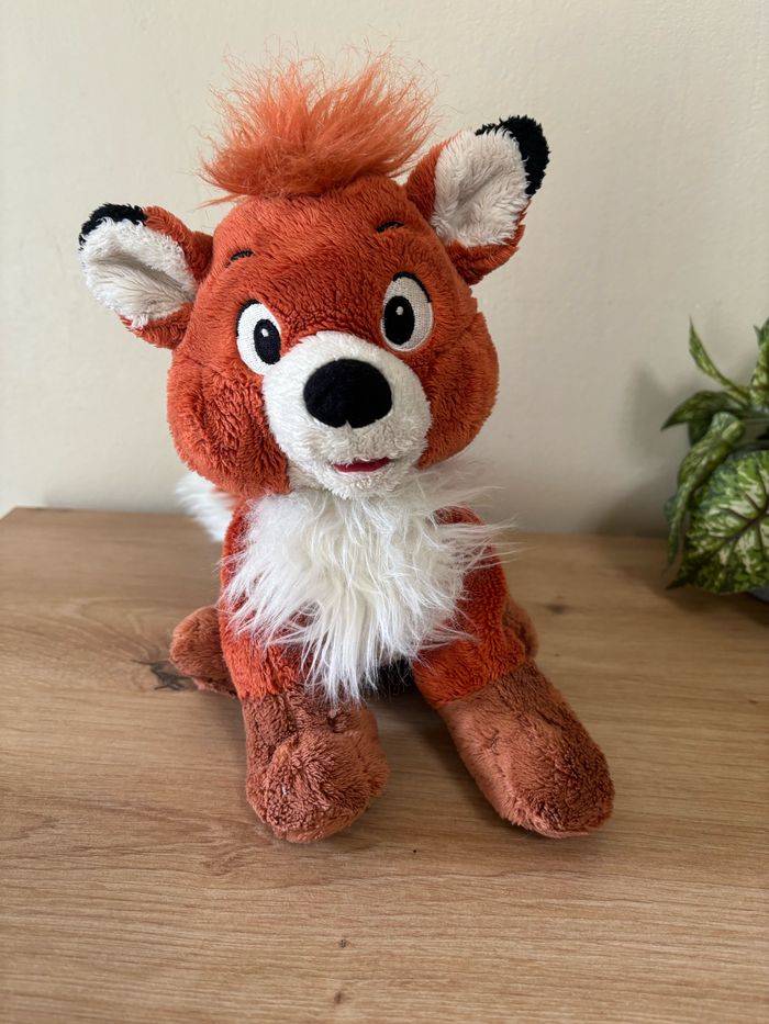 Doudou peluche renard rox et Rouky Disneyland Paris
