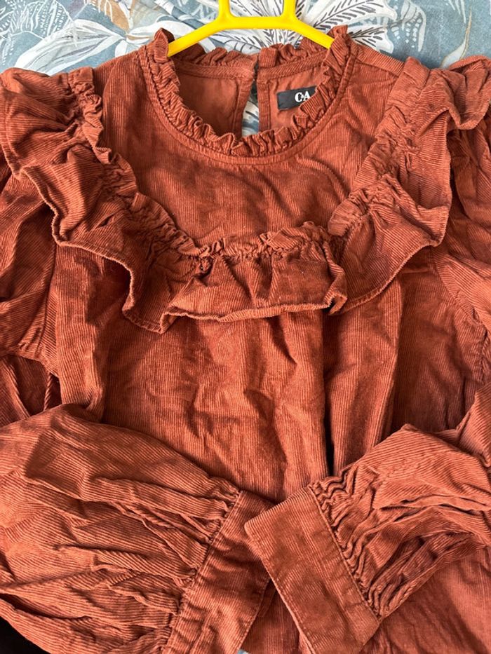 Robe effet velours - photo numéro 4