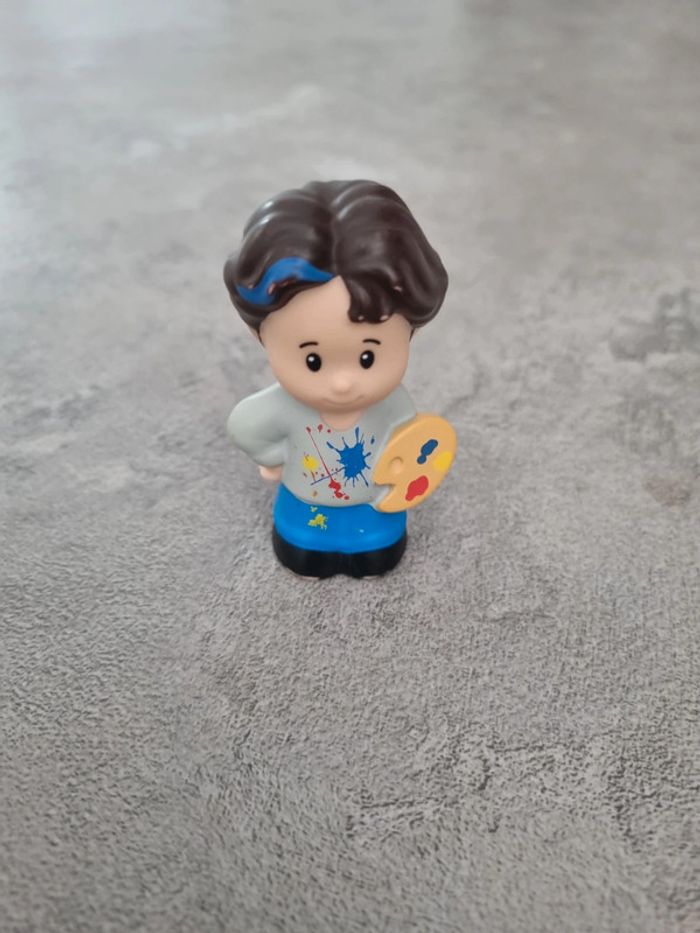 Figurine little people peintre