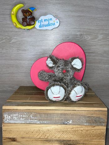 KAL354 doudou souris 🐭 rouge kaloo