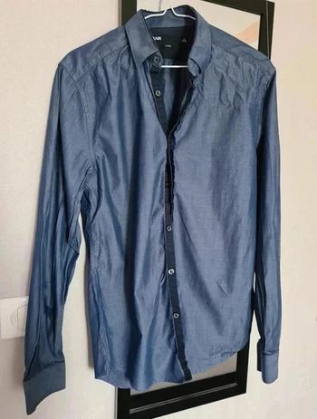 Chemise Jules M 38 bleue jean