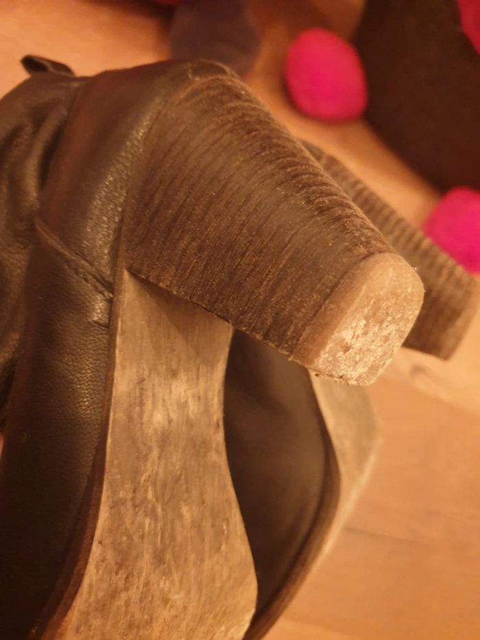 Bottine cuir taille 38 - photo numéro 7