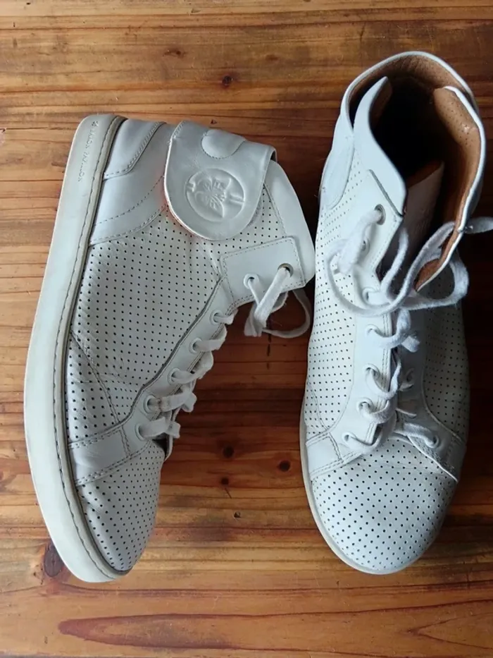 Basket cuir montante Baron Papillon pointure 40