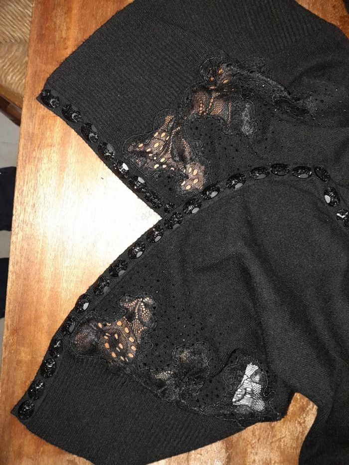 Petit gilet de fete noir beaty women - photo numéro 7