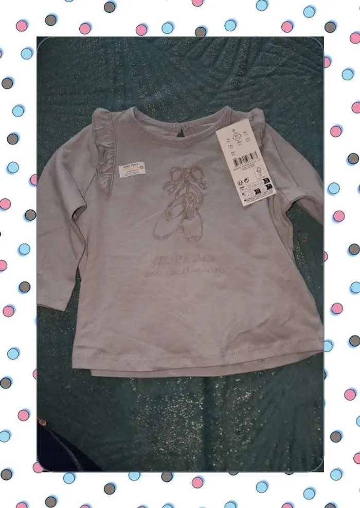 Tshirt manche longue 6 mois