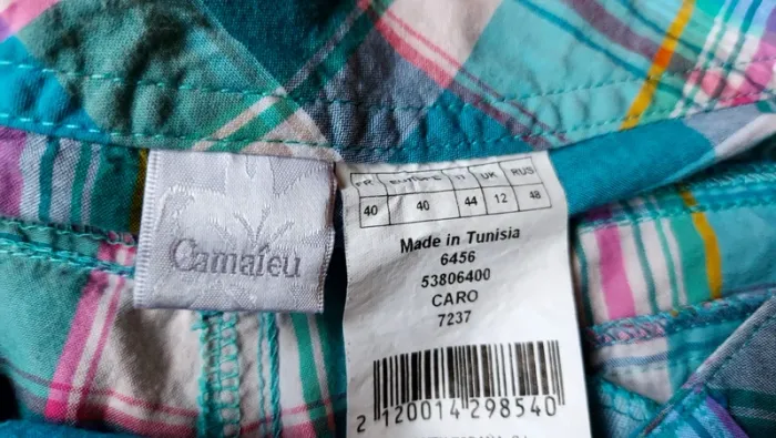 Short léger à carreaux - photo numéro 4