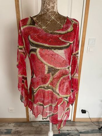 Robe  voile de plage transparente  taille unique