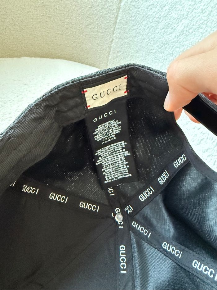 Casquette Gucci Noir - photo numéro 6