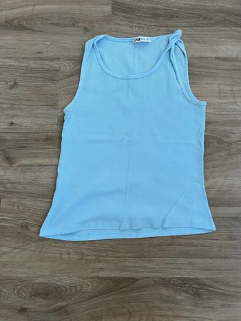 Débardeur femme FB Sister taille M couleur bleu bon état