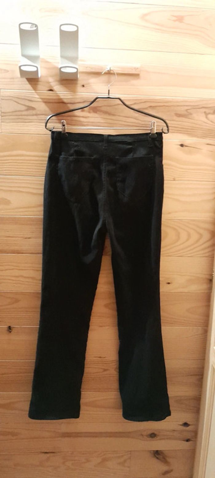 Pantalon style velours gris brillant - photo numéro 3