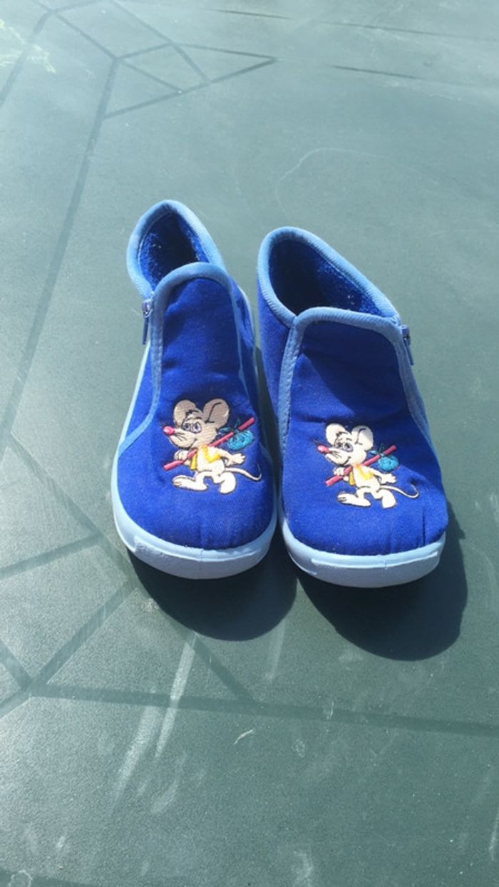 Pantoufle garçons motif souris pointure 21