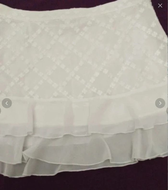 Jupe blanche été esprit t 42 - photo numéro 2