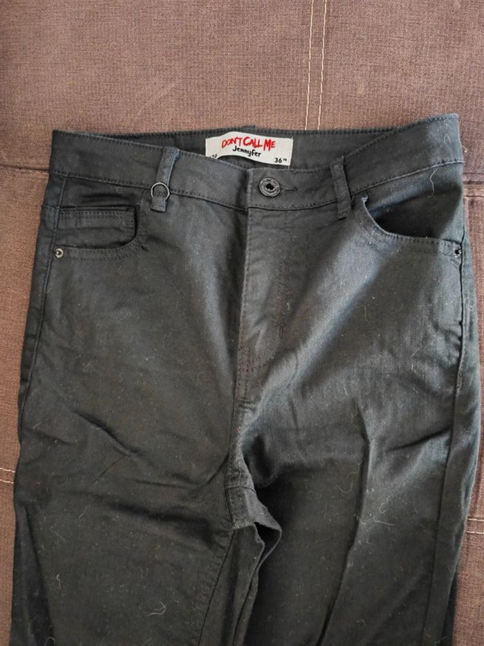Jean noir, taille 36, Jennyfer, très bon état - photo numéro 4
