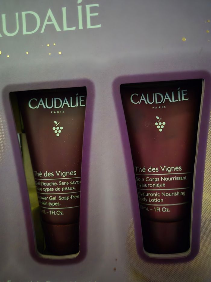 Ensemble pour le corp de chez Caudalie