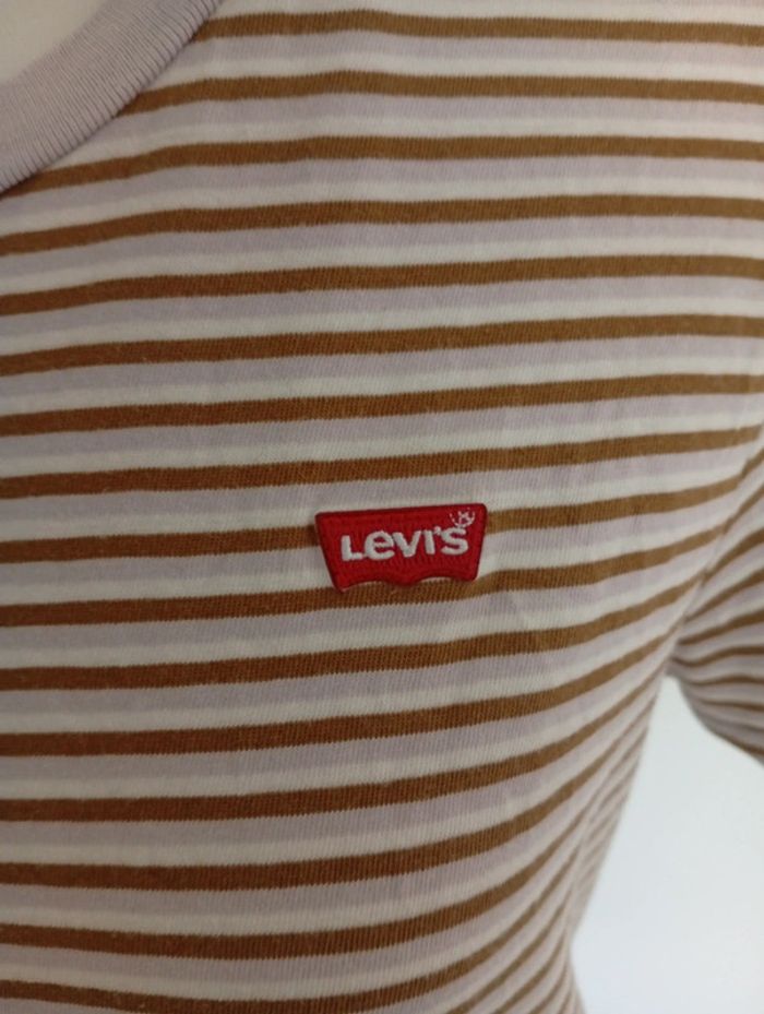 LEVI'S - tee-shirt à rayures taille M | vintage - photo numéro 6