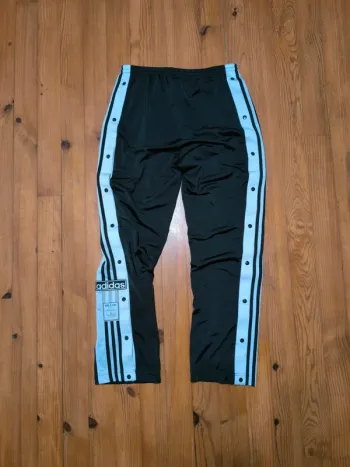 Pantalon Adibreak - Adidas - À boutons - Noir, Blanc - Taille L